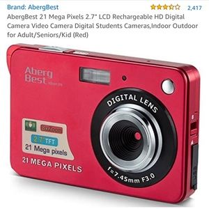 Brand new digital camera with 64gb card